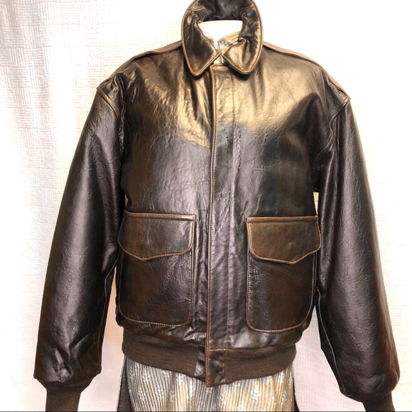 Avirex Other - Men NWOT sz M Avirex A-2 bomber leather jacket
